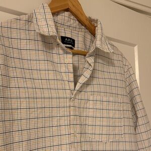A.P.C. Men's Plaid Button Down